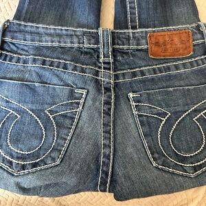 Big Star Women's Blue Crop Jeans (juniors)